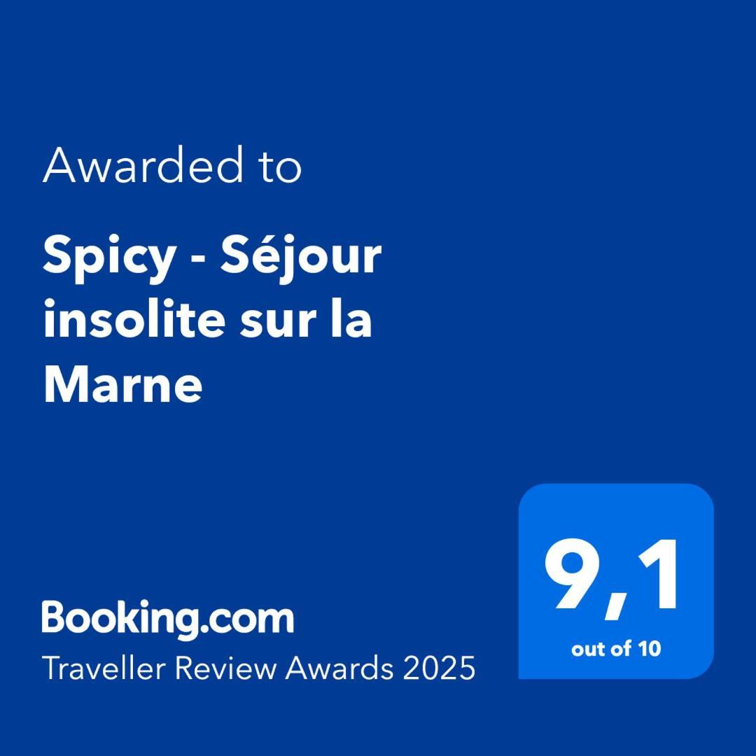 Spicy - Sejour Insolite Sur La Marne Meaux Exterior foto